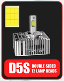 LED Conversion Kit D5S - 70W - 24000LM CANBUS – Αντικατάσταση HID Xenon D5S - 6000K