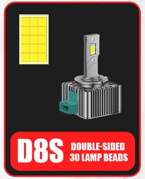 LED Conversion Kit D8S - 70W - 24000LM CANBUS – Αντικατάσταση HID Xenon D8S - 6000K