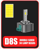 LED Conversion Kit D8S - 70W - 24000LM CANBUS – Αντικατάσταση HID Xenon D8S - 6000K