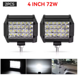 LED Offroad προβολείς NLpearl 4’’ / 2x72W / 12V-24V για SUV, 4x4, Τρακτέρ & Σκάφος (6000K)-2τμχ