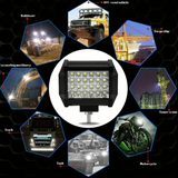 LED Offroad προβολείς NLpearl 4’’ / 2x72W / 12V-24V για SUV, 4x4, Τρακτέρ & Σκάφος (6000K)-2τμχ