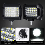 LED Offroad προβολείς NLpearl 4’’ / 2x72W / 12V-24V για SUV, 4x4, Τρακτέρ & Σκάφος (6000K)-2τμχ