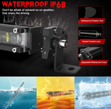 NAOEVO LED Light Bar Προβολέας 4x4 & Off-Road – 180W 6000K, IP68