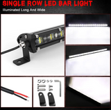 NAOEVO LED Light Bar Προβολέας 4x4 & Off-Road – 180W 6000K, IP68