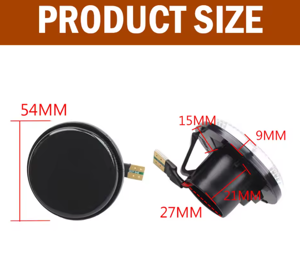 Φλας Led Dynamic για MAZDA MX5 - 2 Τμχ SMOKED