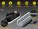 Φλας Led Dynamic για VW-FORD-SEAT-SKODA- 2 Τμχ CRYSTAL