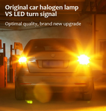 LED Φλας & Ημερήσια Φώτα DRL -  BAU15S – Υψηλή Φωτεινότητα 2880 LM , CANBUS 12V - 2τμχ