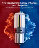 LED Φλας & Ημερήσια Φώτα DRL -  BA15S – Υψηλή Φωτεινότητα 2880 LM , CANBUS 12V - 2τμχ