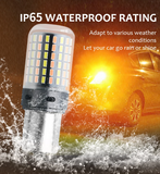LED Φλας & Ημερήσια Φώτα DRL -  BA15S – Υψηλή Φωτεινότητα 2880 LM , CANBUS 12V - 2τμχ