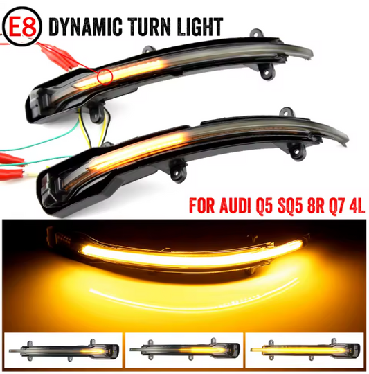 Φλας Led Dynamic για AUDI Q5 / Q7- SMOKED