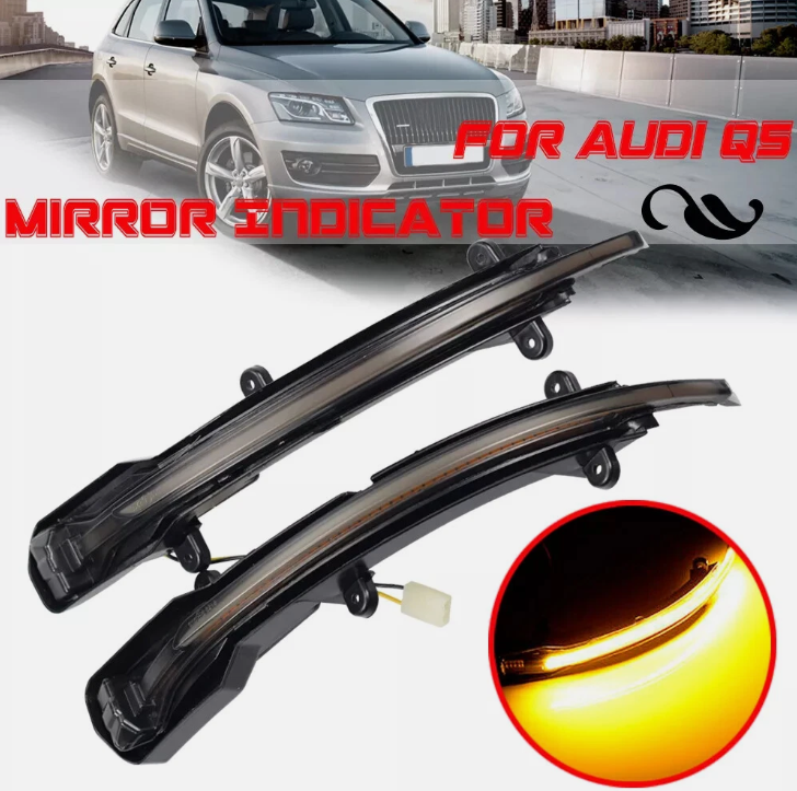 Φλας Led Dynamic για AUDI Q5 / Q7- SMOKED