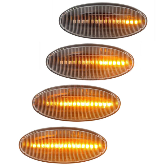 Φλας Led Dynamic για NISSAN- 2 Τμχ CRYSTAL