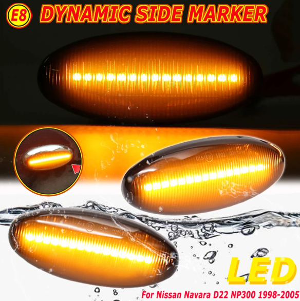 Φλας Led Dynamic για NISSAN- 2 Τμχ SMOKED