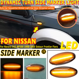 Φλας Led Dynamic για NISSAN- 2 Τμχ SMOKED