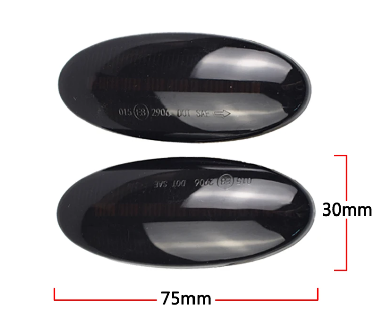 Φλας Led Dynamic για NISSAN- 2 Τμχ CRYSTAL