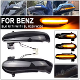 Φλας Led Dynamic για  Mercedes Benz SLK / SL- 2 Τμχ SMOKED