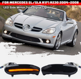 Φλας Led Dynamic για  Mercedes Benz SLK / SL- 2 Τμχ SMOKED