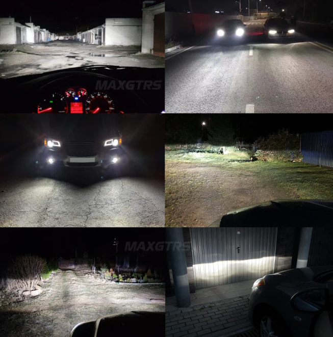 LED Λάμπες MAXGTRS H8 / H9 / H11 / H16 - CANBUS Υψηλή Φωτεινότητα & Εύκολη Εγκατάσταση 20000LM – 6000K (Σετ 2τμχ)