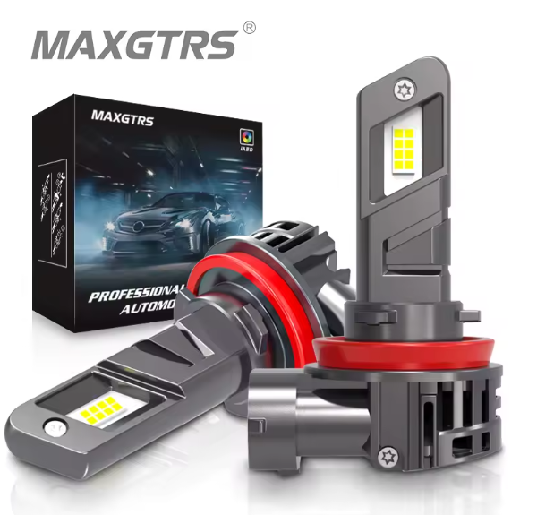 LED Λάμπες MAXGTRS H8 / H9 / H11 / H16 - CANBUS Υψηλή Φωτεινότητα & Εύκολη Εγκατάσταση 20000LM – 6000K (Σετ 2τμχ)