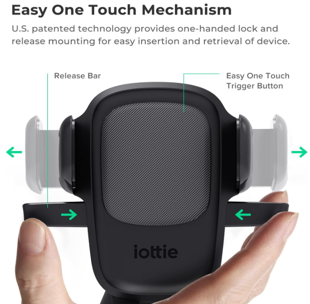 Βάση κινητού iOttie Easy One Touch 5 – CD Slot, Universal, Μαύρη