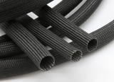 Πυρίμαχη Κάλτσα Fiberglass έως 600°C – Φ2,5mm - Μαυρο