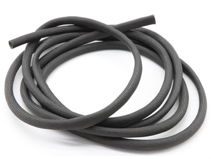 Πυρίμαχη Κάλτσα Fiberglass έως 600°C – Φ5mm - Μαυρο