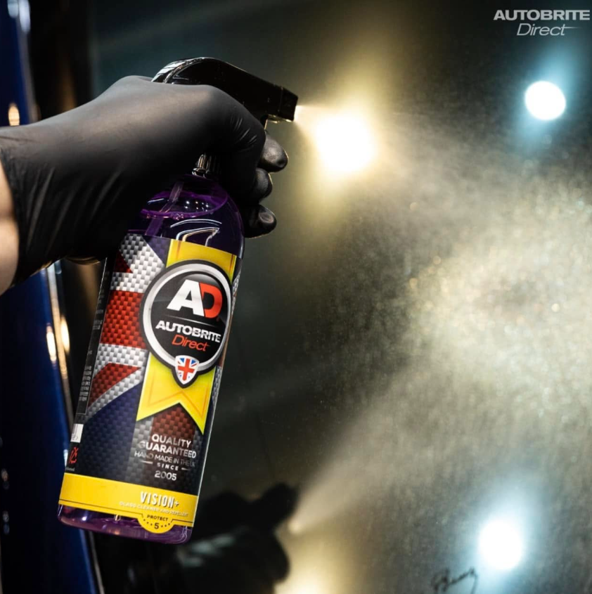 AUTOBRITE DIRECT Καθαριστικό Τζαμιών με Βροχοαπωθητική Προστασία - Vision+ Glass Cleaner Repellent 500ml