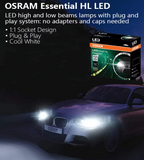 OSRAM Essential LED HIR2 / 9012 – 12V 70W 5000LM – LEDriving HL Essential