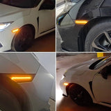 Φλας led για Honda civic 10th 2016-  SMOKED 2τμχ