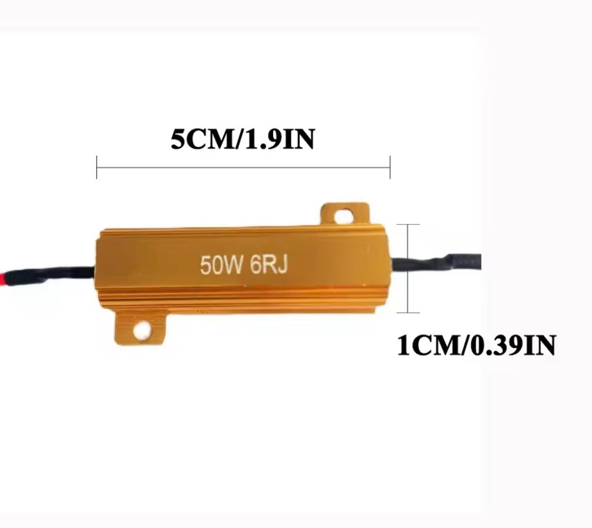 Αντίσταση για led Λάμπες 50W /6J 2τμχ