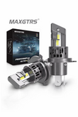 LED Λάμπες MAXGTRS H4 / 9003 / HB2 CANBUS Υψηλή Φωτεινότητα & Εύκολη Εγκατάσταση 20000LM – 6000K (Σετ 2τμχ)