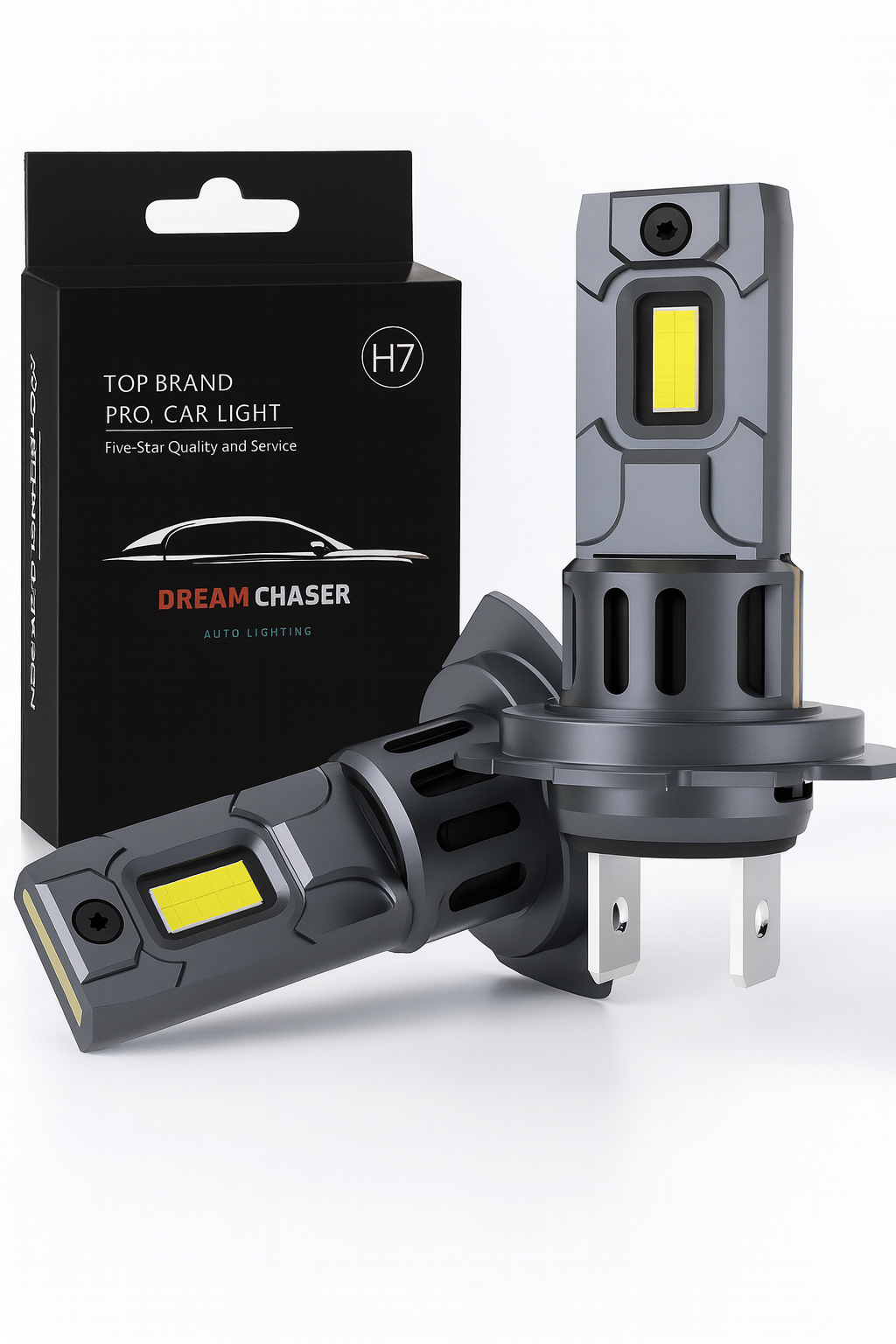 LED Λάμπες H7/6500K/20000LM CANBUS- Υψηλή Φωτεινότητα & Εύκολη Εγκατάσταση-2τμχ