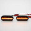 Φλας Led Dynamic για VW-FORD-SEAT-SKODA- 2 Τμχ SMOKED