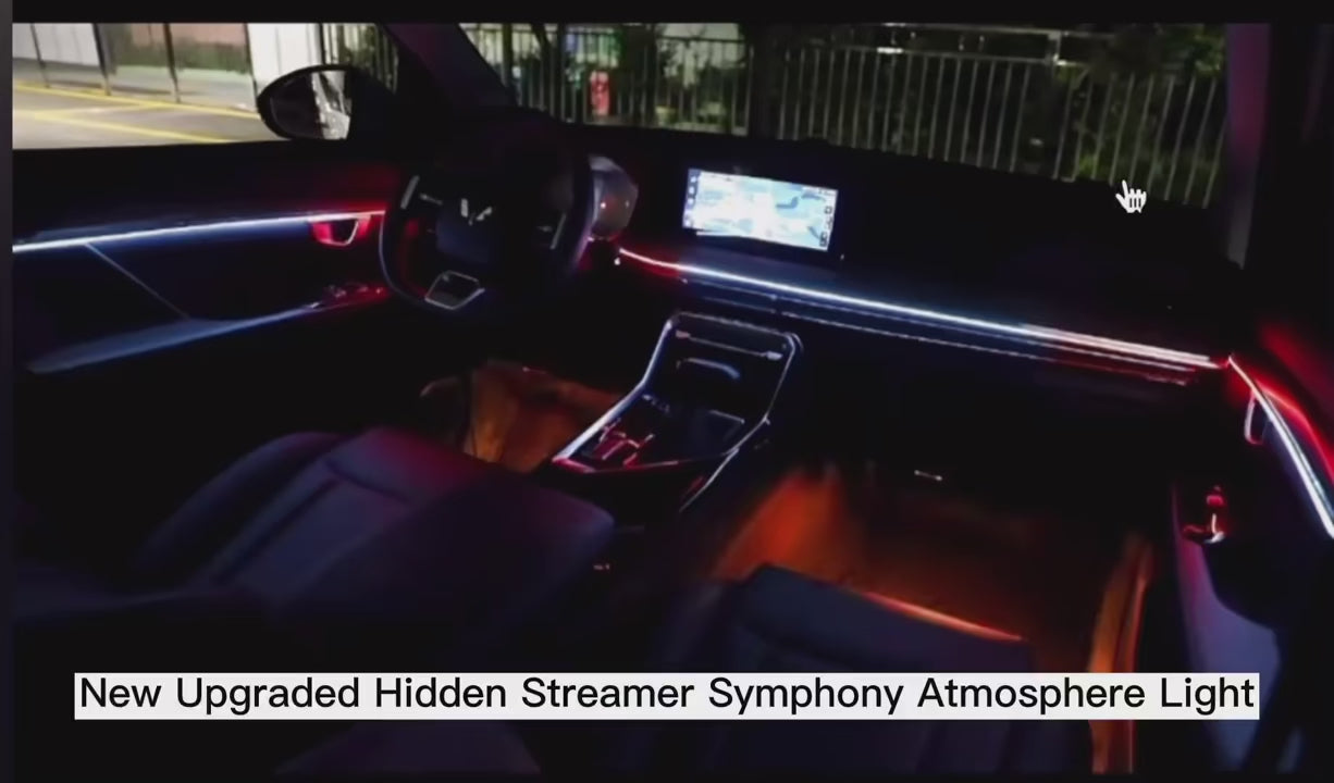 LED Φωτισμός Αυτοκινήτου Ambient symphony Light Kit (6 τμχ) με Bluetooth-App & Αισθητήρα Ήχου